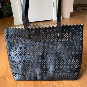 Stella and Dot Black Avalon Tote